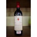 A 75cl bottle of 1988 Chateau Close St Martin, Grand Cru St Emilion.