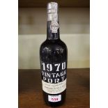 A 75cl bottle of Gonzalez Byass 1970 vintage port.