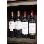 Eight various 75cl bottles of Bordeaux. (8)