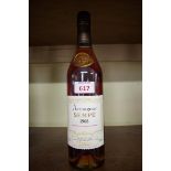 A 70cl bottle of 1968 Sempe Armagnac, bottled 19/2/1999.