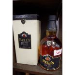 A 70cl bottle of Bell's 12 year old special reserve blended whisky, in card box.