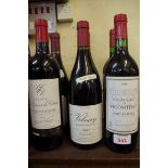 Six 75cl bottles of French red wine, comprising: two 1998 Volnay; two 1998 Chateau la Vicomtesse