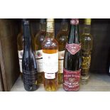 Three 75cl bottles of Muscat de Rivesaltes; and four other dessert wines. (7)