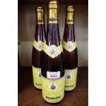 Three bottles of 1971 Winkeler Hasensprung Auslese, Deinhard. (3)