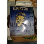 CHICHESTER FESTIVAL THEATRE: a collection of 12 posters for Chichester Festival Theatre framed and