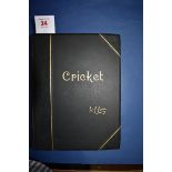 GRACE (W G): 'Cricket', Bristol, J W Arrowsmith, 1891: crown quarto deluxe edition, No.305 of 652