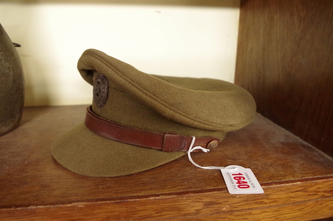 A George VI Royal Engineers officers cap.