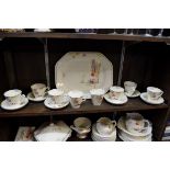 A Tams Ware 'Woodland' pattern part tea and dinner service.