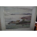 Frank Sherwin, 'Evening off the Aran Coast', signed, titled on Frost & Reed label verso,