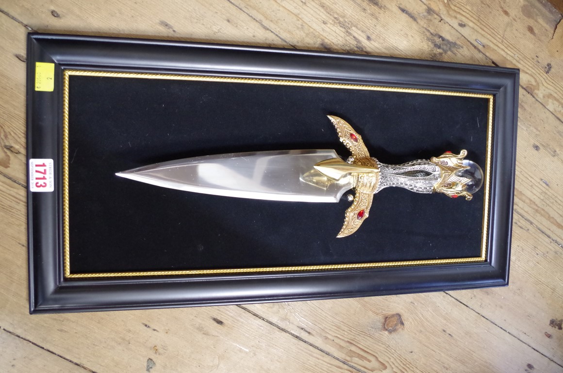 Three Franklin Mint 'King Arthur's' Daggers, each with mount, certificate and box. - Image 2 of 2