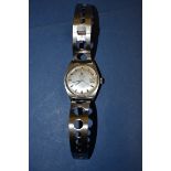 A 1960s Tissot Seastar Visodate 516 gentleman's wristwatch, with race bracelet.