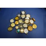 Twenty various pocket watches.