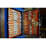 *WITHDRAWN FROM SALE* A fifty one piece set of German .800 cutlery for twelve, by AMZ, 2300g.