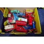 A collection of Corgi and Dinky diecast vehicles, to include: Corgi Major Massey Ferguson combine;