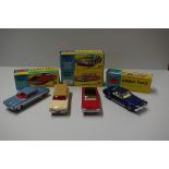 Four Corgi Toys cars, comprising: Oldsmobile Super 88, No.235; Marlin by Rambler Sports Fastback,