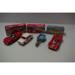 Three Mercury boxed diecast models, comprising: Ferrari Prototipo 330, No.65; Dino Sport 206, No.45;