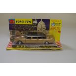 A Corgi Toys Lincoln Continental Executive Limousine, No.262, in carded blister pack with