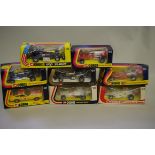 Eight Corgi boxed racing car models, comprising Nos: 152; 154; 155; 156; 158; 159; 160 & 324.