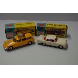 A Corgi Toys Mercedes Benz 220 SE Coupe, No.230; together with a Citroen Safari ID19, (with nine