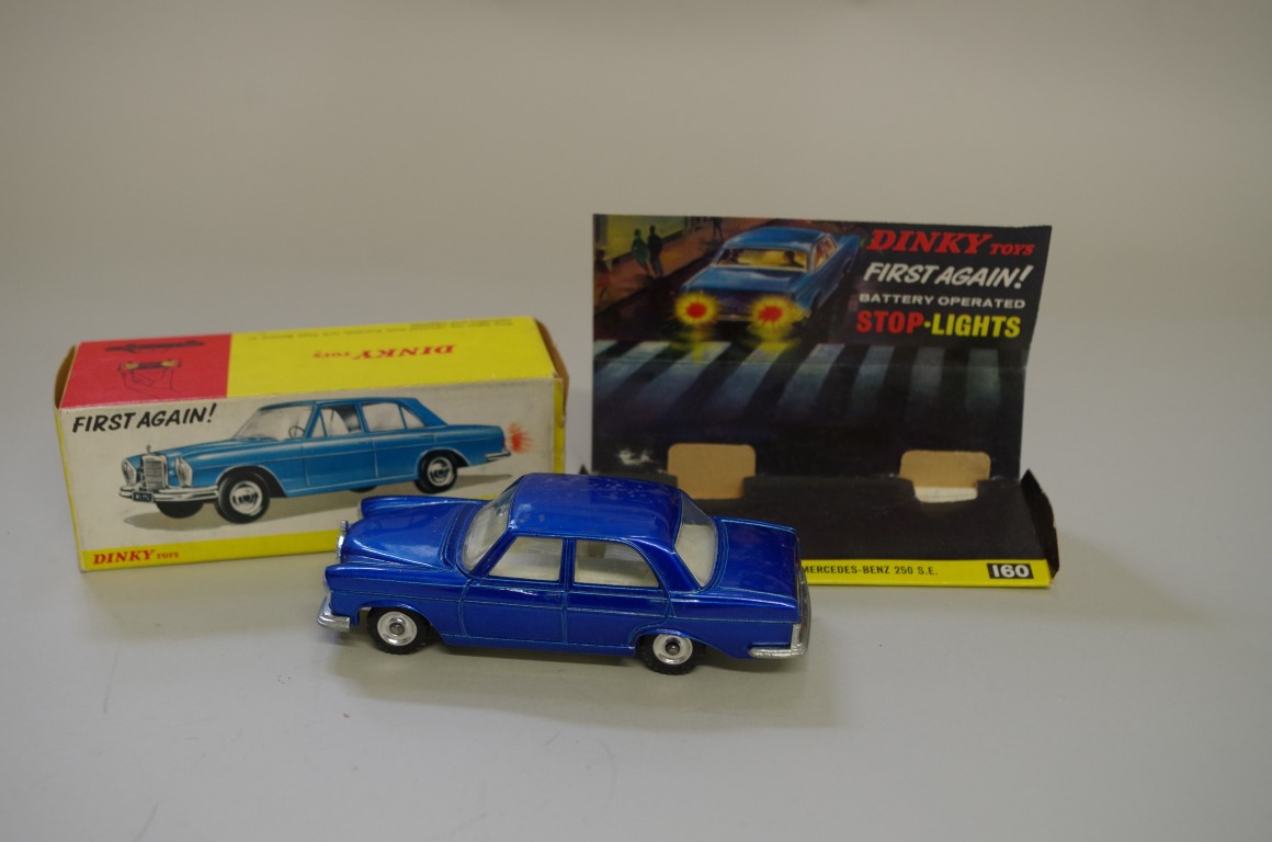 A Dinky Toys Spectrum Patrol car, No.103; together with a Dinky Toys Mercedes Benz 250 SE, No.160, - Image 2 of 2