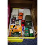 A collection of diecast models, some boxed by various makers, to include a Tomica F8 emerald green