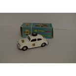 A Tri-ang Spot-On Volkswagen, No.195, white, boxed.