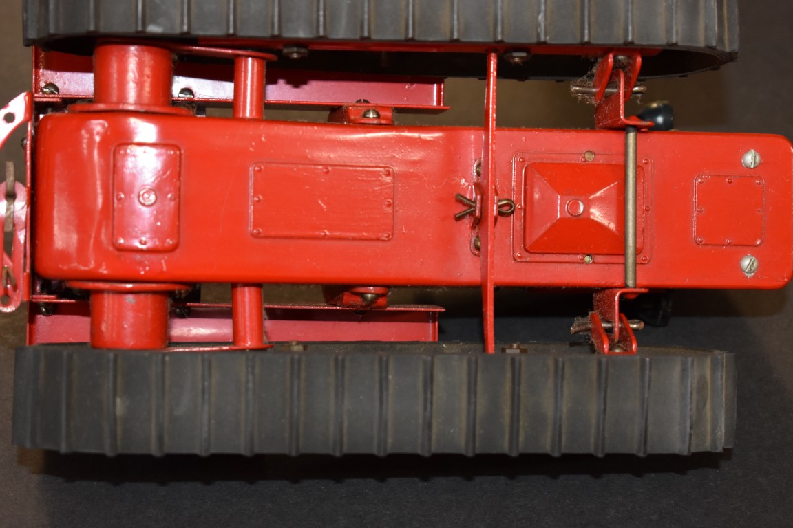 A rare boxed Shackleton David Brown Trackamster 30, red with black rubber tracks, to include - Image 3 of 12