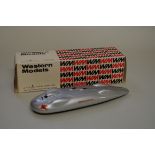 A Western Models WMS25 1939 Railton Record car, mint condition, boxed and with foam inner packing.