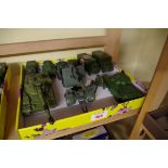 A collection of unboxed Dinky military vehicles, to include: 88mm Gun (with wheels); Centurion Tank;