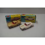 A Corgi Toys Volvo P1800, No.228;  together with another Volvo P1800 'The Saint's Car', No.258, both