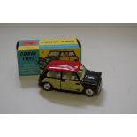 A Corgi Toys Mini Cooper with De-luxe Wickerwork, No.249, boxed.