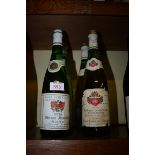 Two bottles of 1971 Wehlener Sonnenhur Auslese, Alloys Friedrich; together with two bottles of