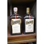 Two 100cl bottles of Cointreau. (2)