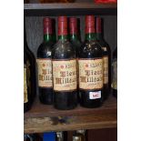 Five bottles of 1964 Caves de Ksara Vieux Millesime grand cru. (5)