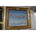 Peter Caines, 'Dan Air Comet 4', signed, oil on artist's board, 25 x 29.5cm; together with other Dan