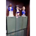 Three Kevin Francis limited edition political character jugs, one signed, each boxes.