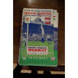 Football Programmes: England Internationals spanning Nov 1951-Dec 1967, to include: England v