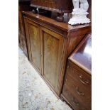 A 19th century mahogany side cabinet, 106.5cm wide.