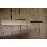 A signed cricket bat.