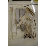 Ten pairs of vintage ladies gloves, to include kid leather examples.