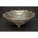 A pierced silver fruit stand, by Barker Bros Silver Ltd, Birmingham 1930, 24cm, 472.5g