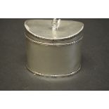 An Edwardian silver sugar box, by Charles S Green & Co Ltd, Birmingham 1908, 8cm, 108.5g.