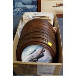 Eleven Coalport Limited Edition RAF wall plates with certificates.