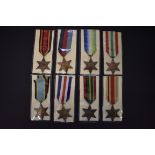 Medals: eight World War II Stars, comprising: Air Crew Europe; Italy; 39-45; France and Germany;