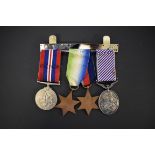 Medals: a World War II group of four to 1434225 F/Sgt B.C.S Dadswell R.A.F, comprising Distinguished