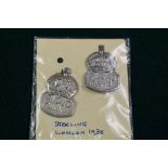 Five silver ARP lapel badges. (5)