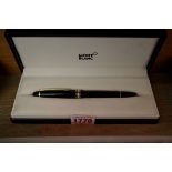 A Mont Blanc Meisterstuck fountain pen, boxed.