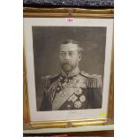 An autographed photographic image of George, Prince of Wales, dated 1905, by W & D Downey, I.41 x