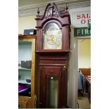 A large and impressive late Victorian carved mahogany musical longcase clock, by 'Tiffany & Co,