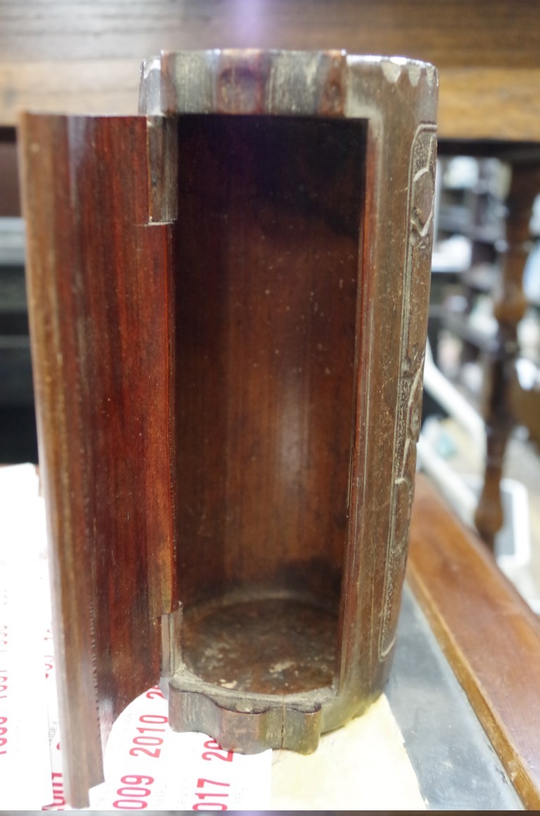 An oak cased set of Takeradi bricks, of specimen woods; together with other eastern boxes. - Image 5 of 8